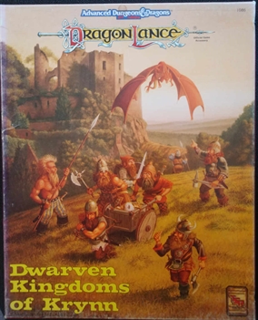 Advanced Dungeons & Dragons 2nd Edition - Dragonlance - Dwarven Kingdoms of Krynn - Box (B Grade) (Genbrug)